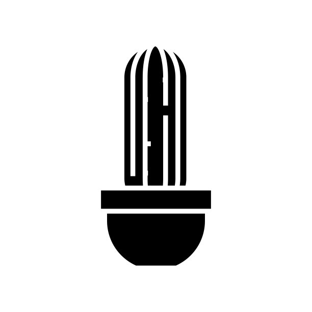 肉质植物黑色图标、概念插图、矢量平面符号、象形符号图片下载