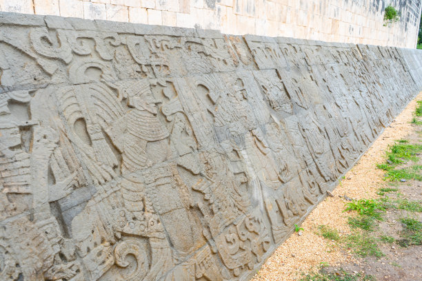 奇琴伊察考古遗址。古代玛雅文明的艺术。旅游照片或壁纸。尤卡坦半岛。图片下载