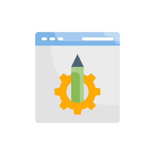 内容管理图标矢量插图平面设计和开发风格图标图片下载