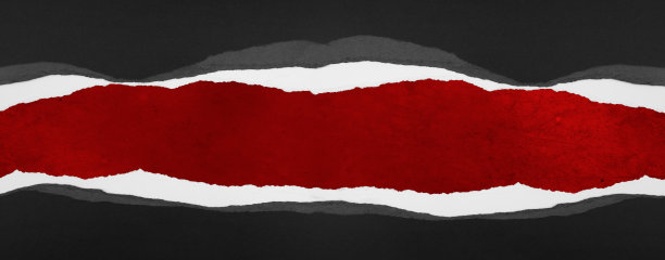 红色撕破纸图片下载