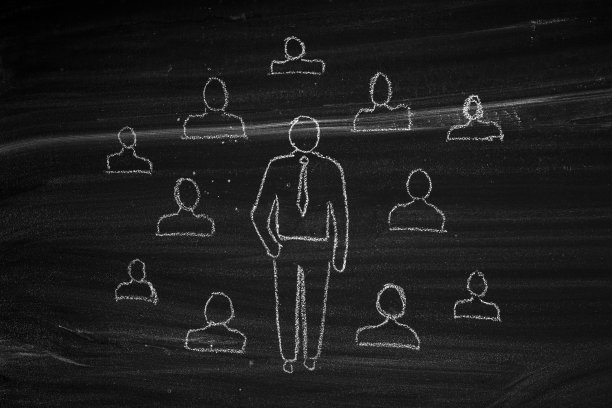 人力资源管理与招聘业务概念图片下载