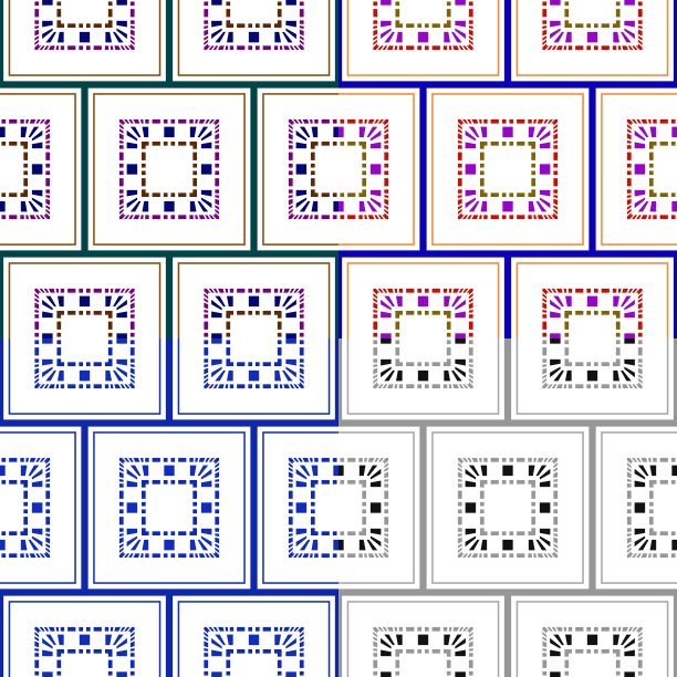 白色背景上的几何线条图案。图片下载