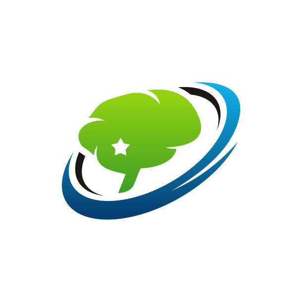 标志性的脑标志设计模板，脑盾标志设计矢量图片下载