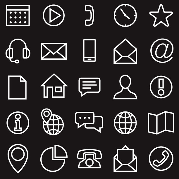 联系我们图标设置图片下载