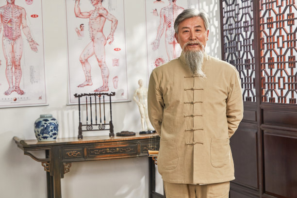老中医肖像素材图片
