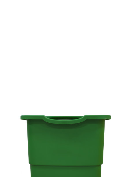 生态概念垃圾桶上隔离白色垂直广告图案壁纸背景图片空白复制空间为您的文字这里图片下载