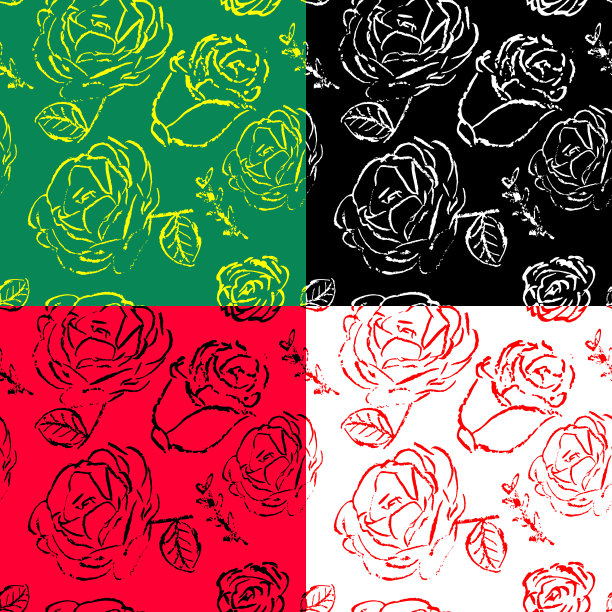 抽象的垃圾玫瑰背景。图片下载