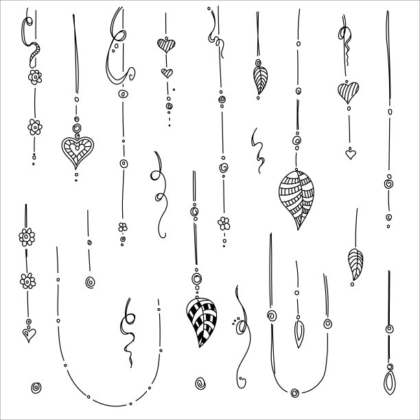 一套手绘民族曼荼罗装饰在民族东方风格。装饰复古元素瑜伽，迈赫迪，纹身，着色书。图片下载