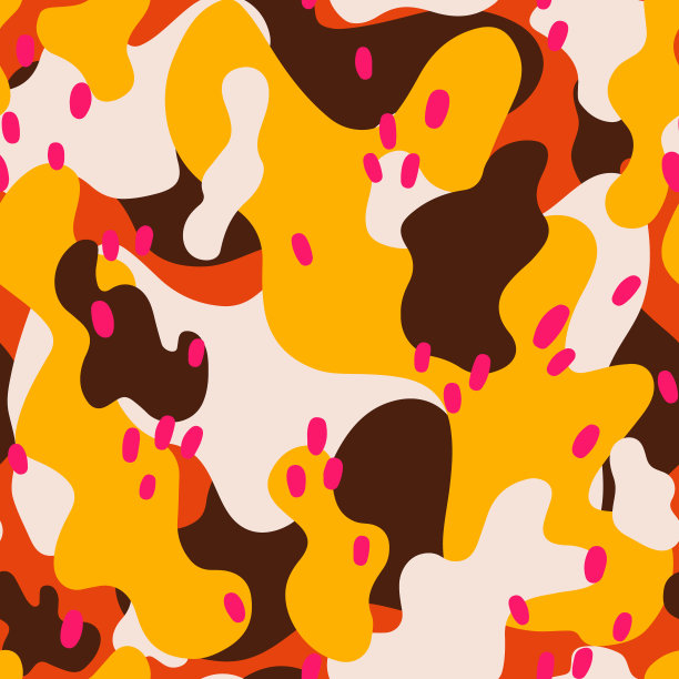 矢量无缝模式与抽象形状。图片下载