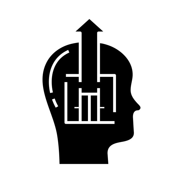 聪明的想法黑色图标，概念插图，矢量平面符号，象形符号图片下载