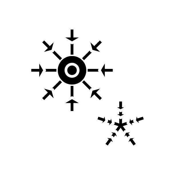下雪的黑色图标，概念插图，矢量平面符号，象形符号图片下载