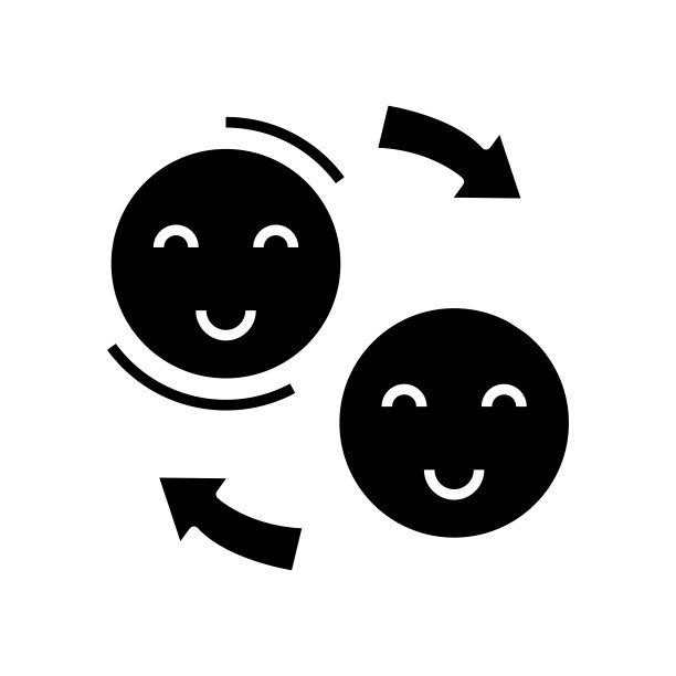 分享情感的黑色图标，概念插图，矢量平面符号，象形符号图片下载