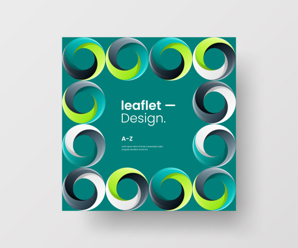 令人惊叹的商业广告矢量壁画艺术广场横幅模拟。现代企业抽象几何插画设计布局背景。公司标识四角纹理宣传册模板。图片下载