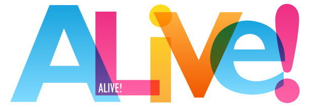 活着!彩色印刷横幅图片下载