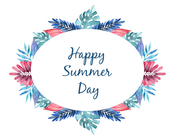 热带的花和叶图片下载