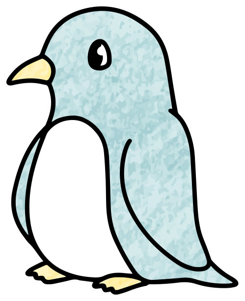 站立企鹅插图图片下载