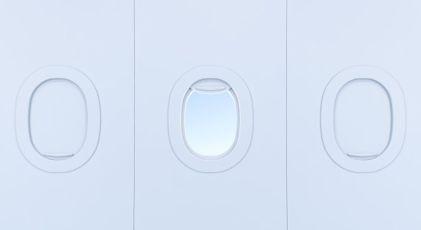 飞机的窗户图片下载