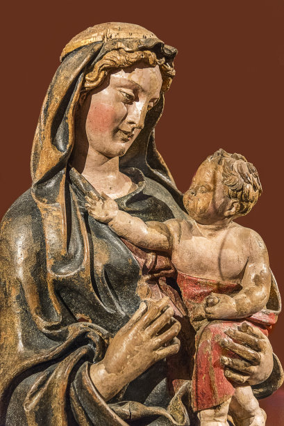 圣母玛利亚与耶稣圣婴图片下载