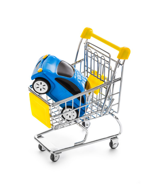 购物车里的玩具车图片下载