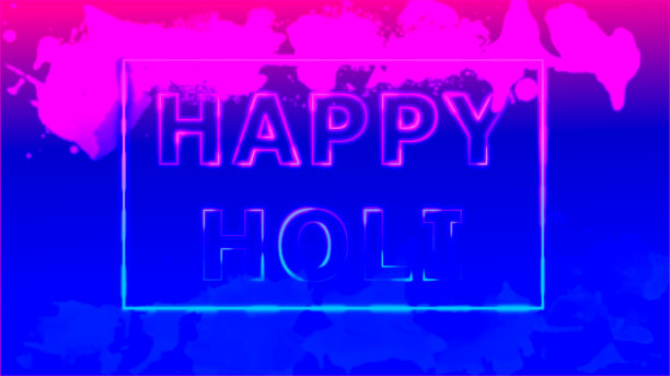 彩色插图祝愿快乐胡里节背景。图片下载