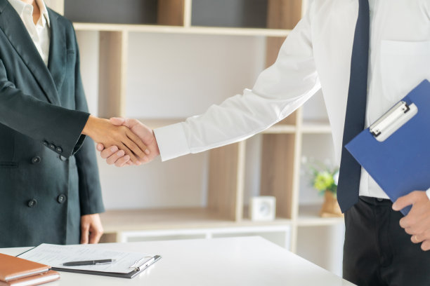 应聘者与人力资源，招聘理念的工作面试简历。图片下载