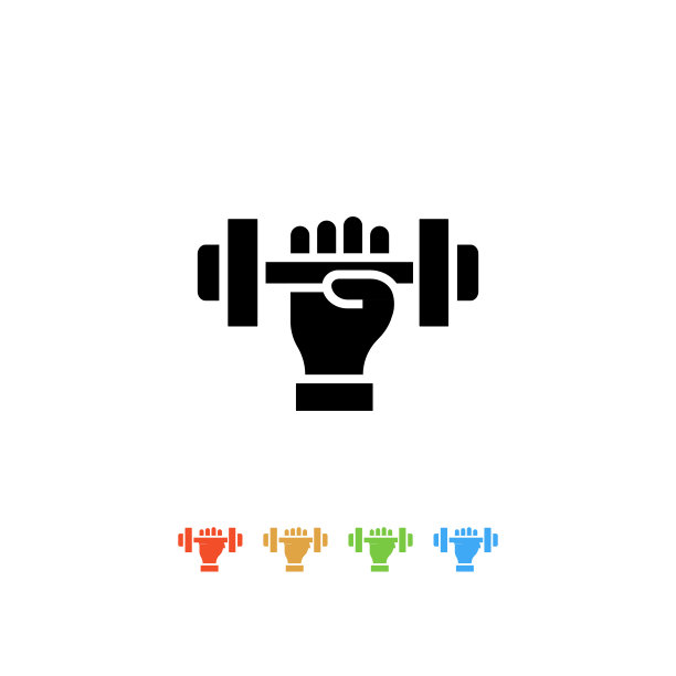 手持哑铃图标图片下载