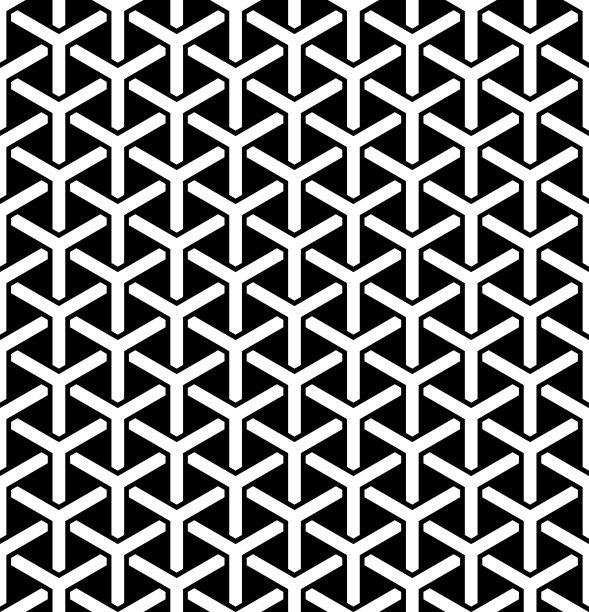 无缝的六边形模式。几何结构。图片下载