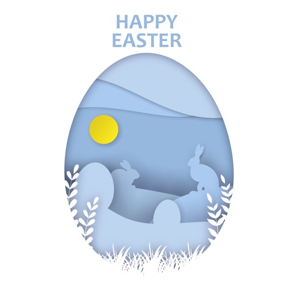 三维抽象剪纸图片下载