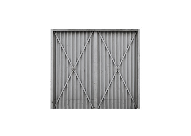 旧的储存门隔离在白色图片下载