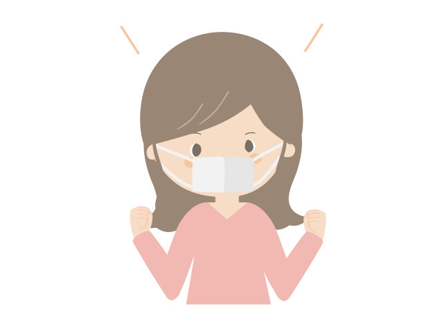 女人戴着面具做内脏姿势图片下载