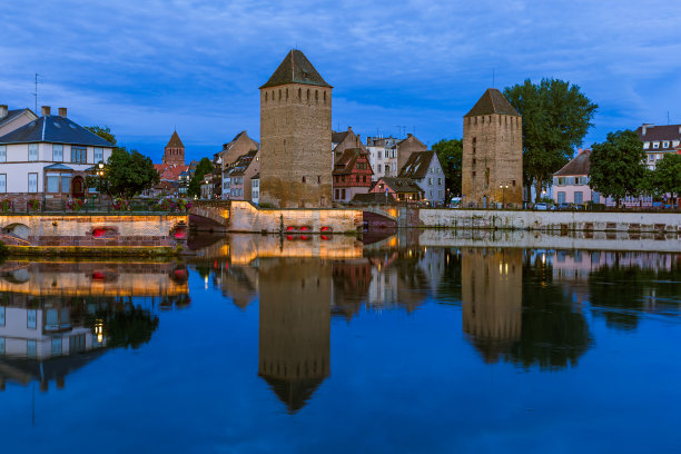 斯特拉斯堡古城-法国阿尔萨斯图片下载