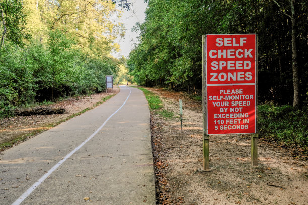 自行车道的速度限制图片下载