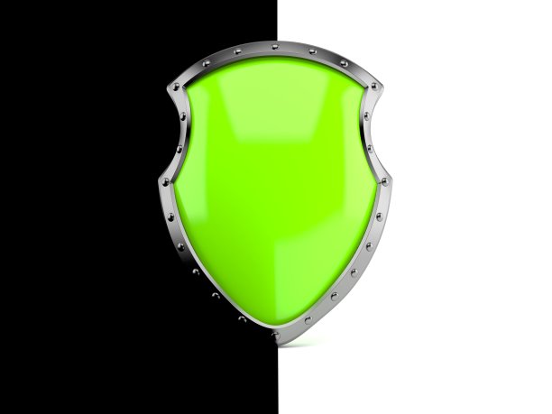 防护盾上的黑色和白色背景图片下载