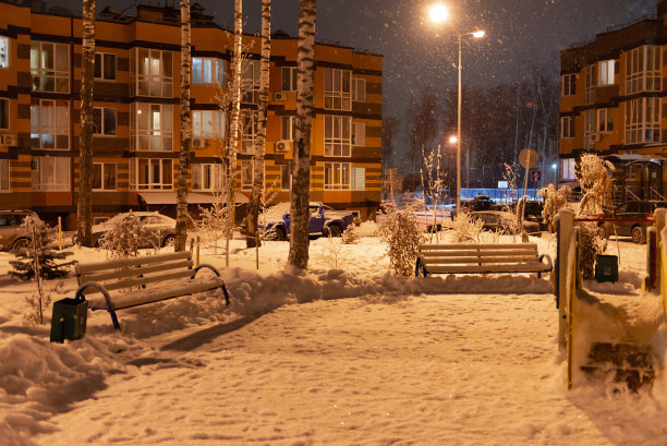 冬天院子图片下载