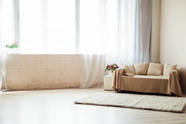 有沙发和窗户的照相馆图片下载