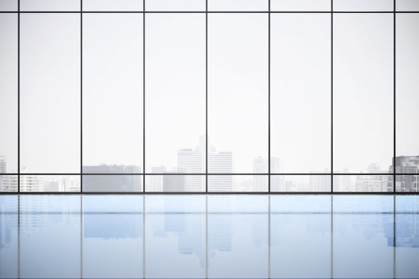 现代化的办公大厅，时尚的地板图片下载