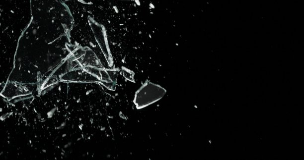 真实的霜在窗口黑色的背景图片下载