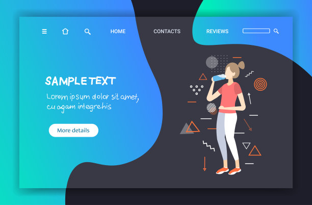 美丽的健身运动员女人饮用塑料瓶后锻炼健康的生活方式概念水平全长复制空间图片下载