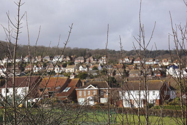 典型英式住宅，英国图片下载