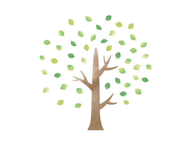 树水彩图片下载