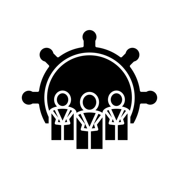 团队系统黑色图标，概念插图，矢量扁平符号，字形标志图片下载