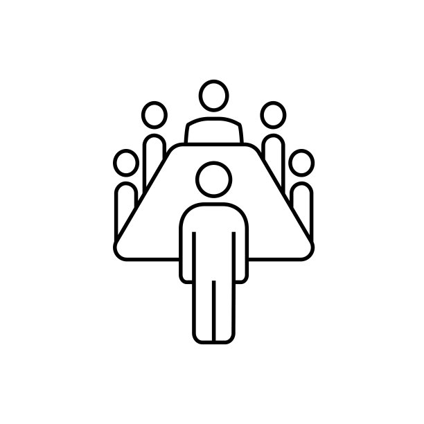 董事会线图标，大纲标志，矢量，平面插图。象征,标志说明。像素完美矢量图形图片下载