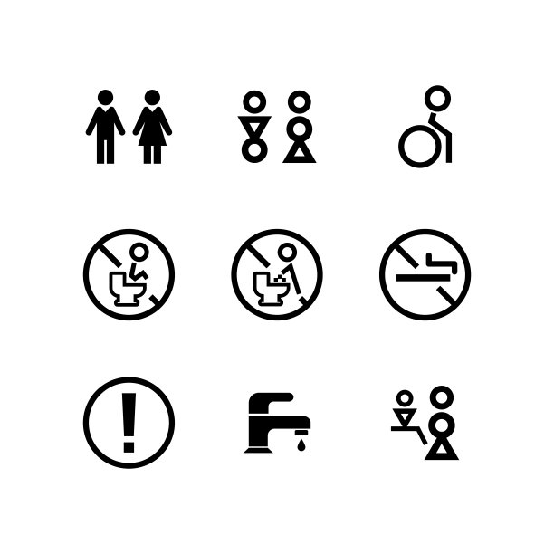 厕所图标图片下载