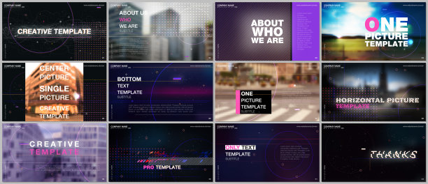 演示用线、点和圆设计矢量模板。演示幻灯片、传单、小册子封面的模板。电子音乐节的模板。电子音乐的概念。图片下载