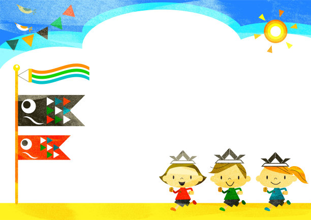 日本儿童节设计元素集图片下载