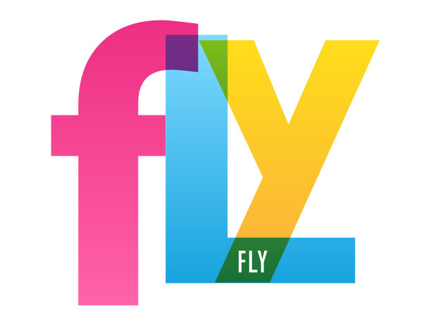 飞彩色印刷横幅图片下载