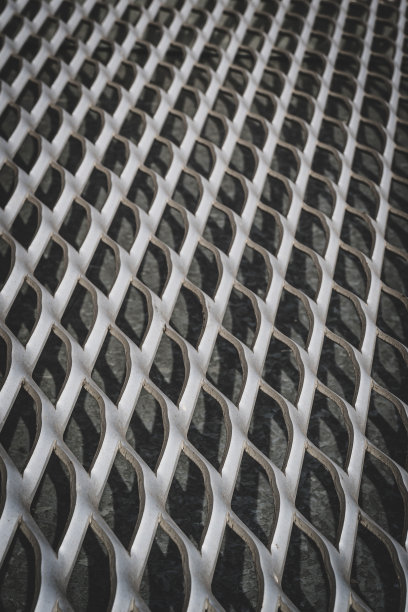 金属格栅的特写图片下载