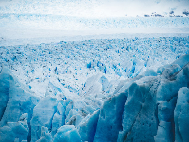 阿根廷巴塔哥尼亚的莫雷诺冰川细节图片下载