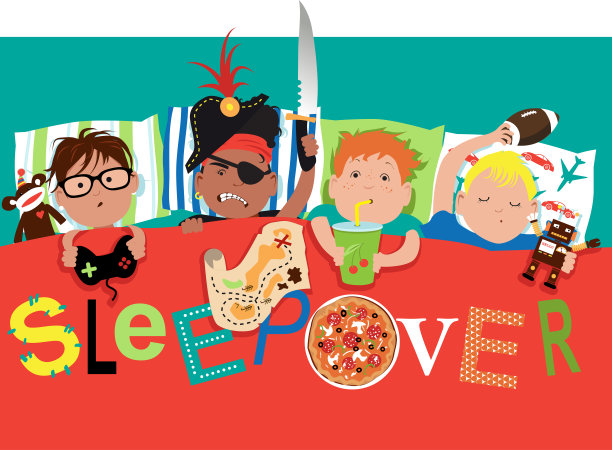 睡衣派对上的男生图片下载