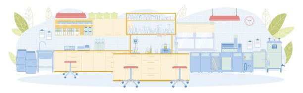 环境分析实验室内部空无一物图片下载
